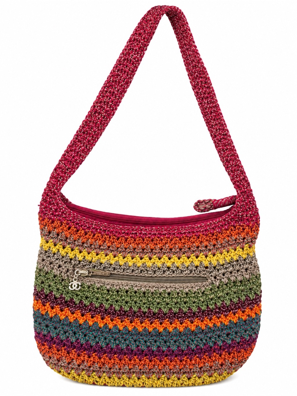 The Sak. Multicolor Crochet Shoulder Bag - Comfortable Everyday Tote